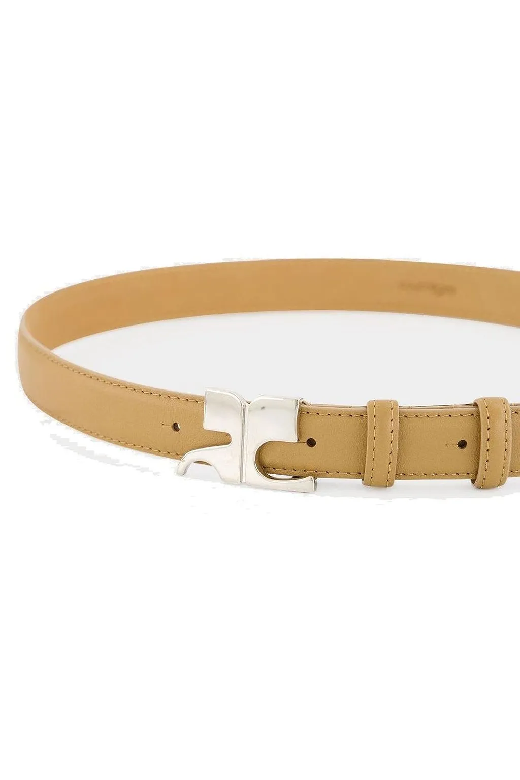 CourrÈGes Logo Buckle Fastened Belt