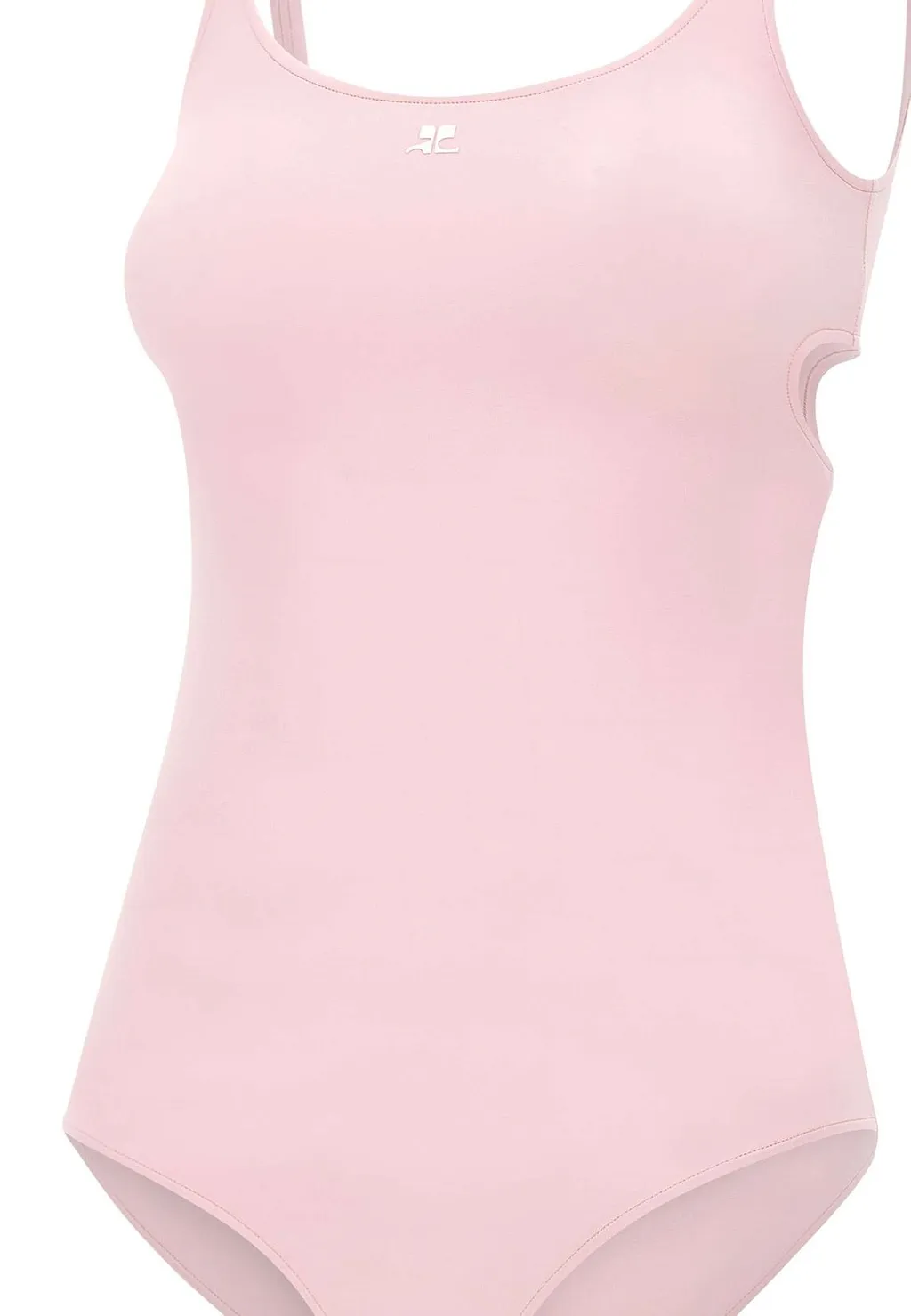 CourrÈGes Logo Detailed One-Piece Swimsuit