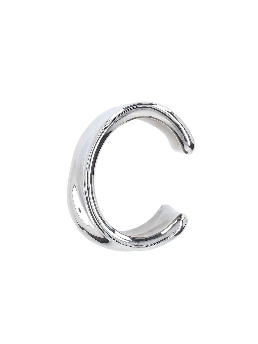 Melting-Effect Wide-Band Cuff Bracelet