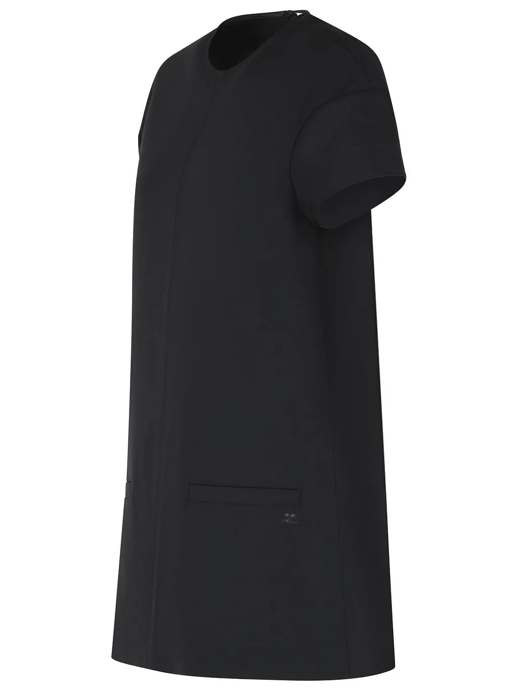 CourrÈGes Pocket Zipped Mini Dress
