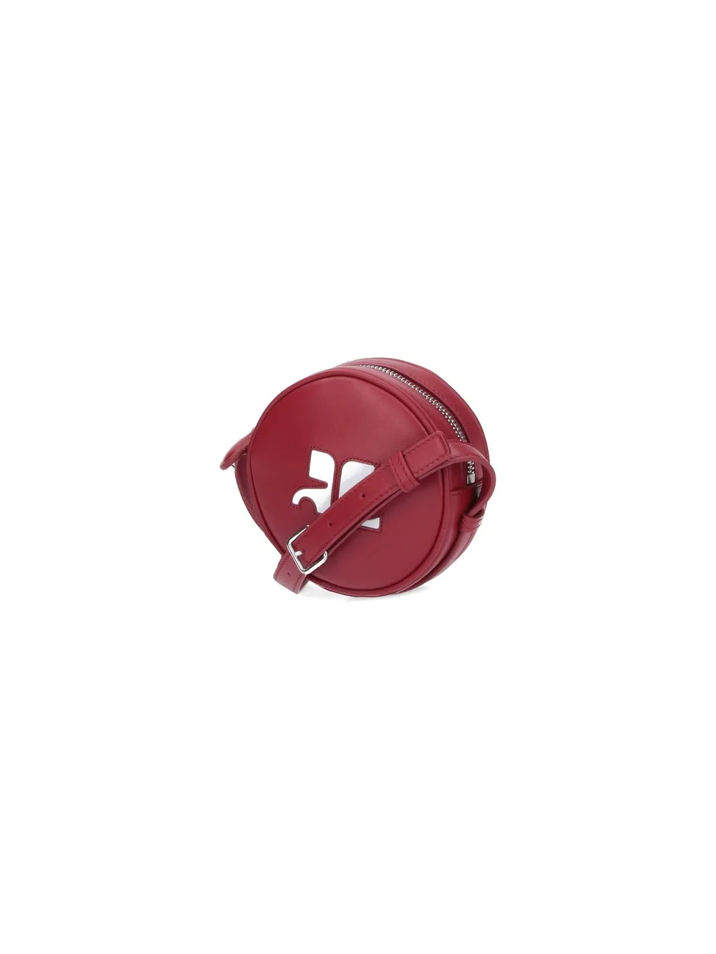 CourrÈGes Reedition Circle Logo Detailed Crossbody Bag