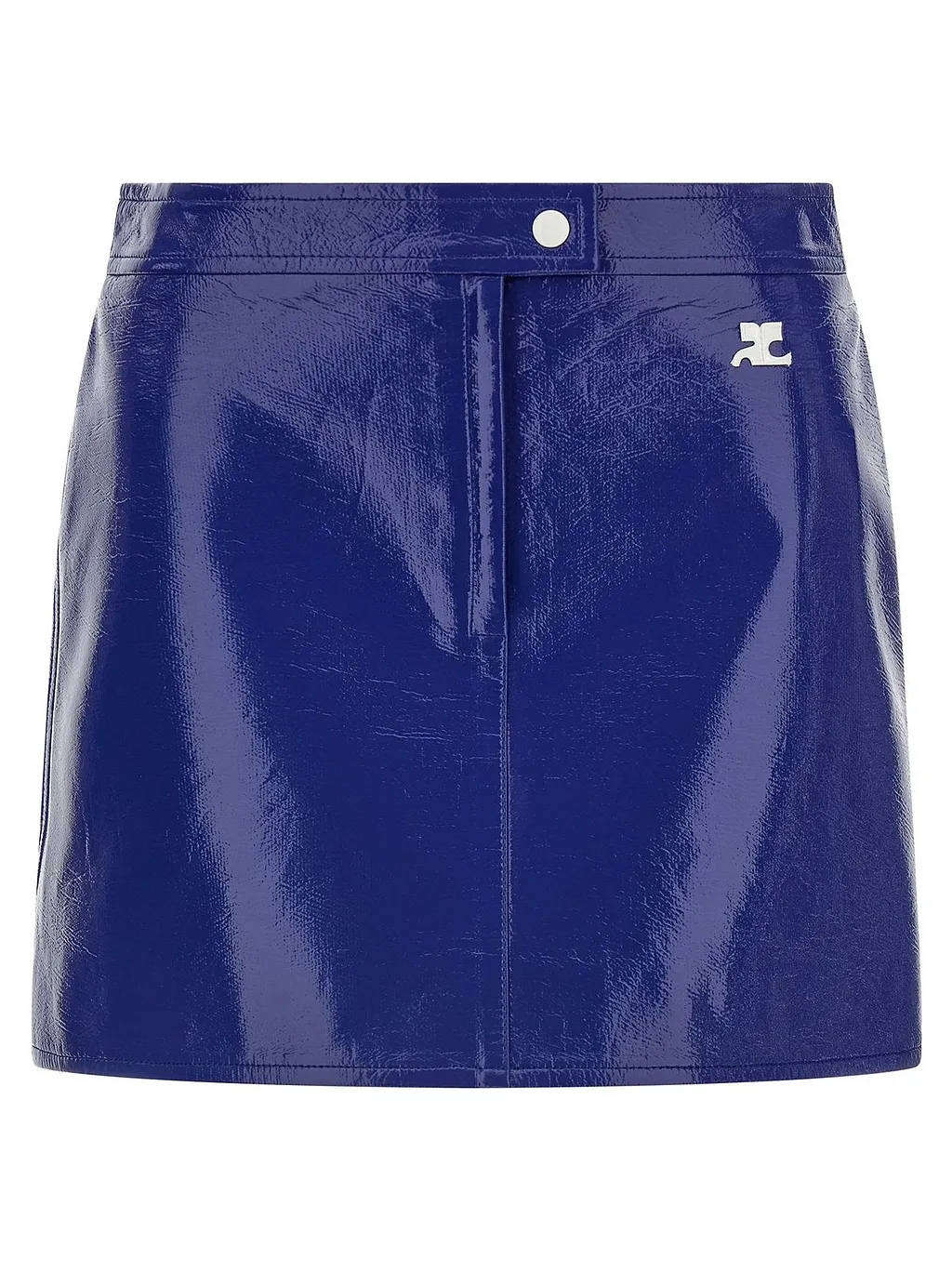 CourrÈGes Reedition Vinyl Mini Skirt