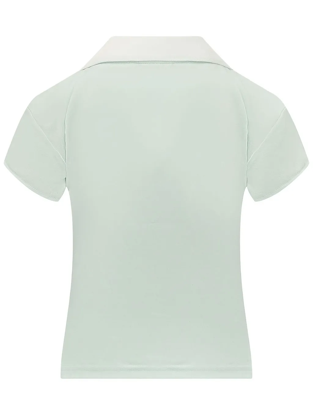 CourrÈGes Sports Cropped V-Neck T-Shirt