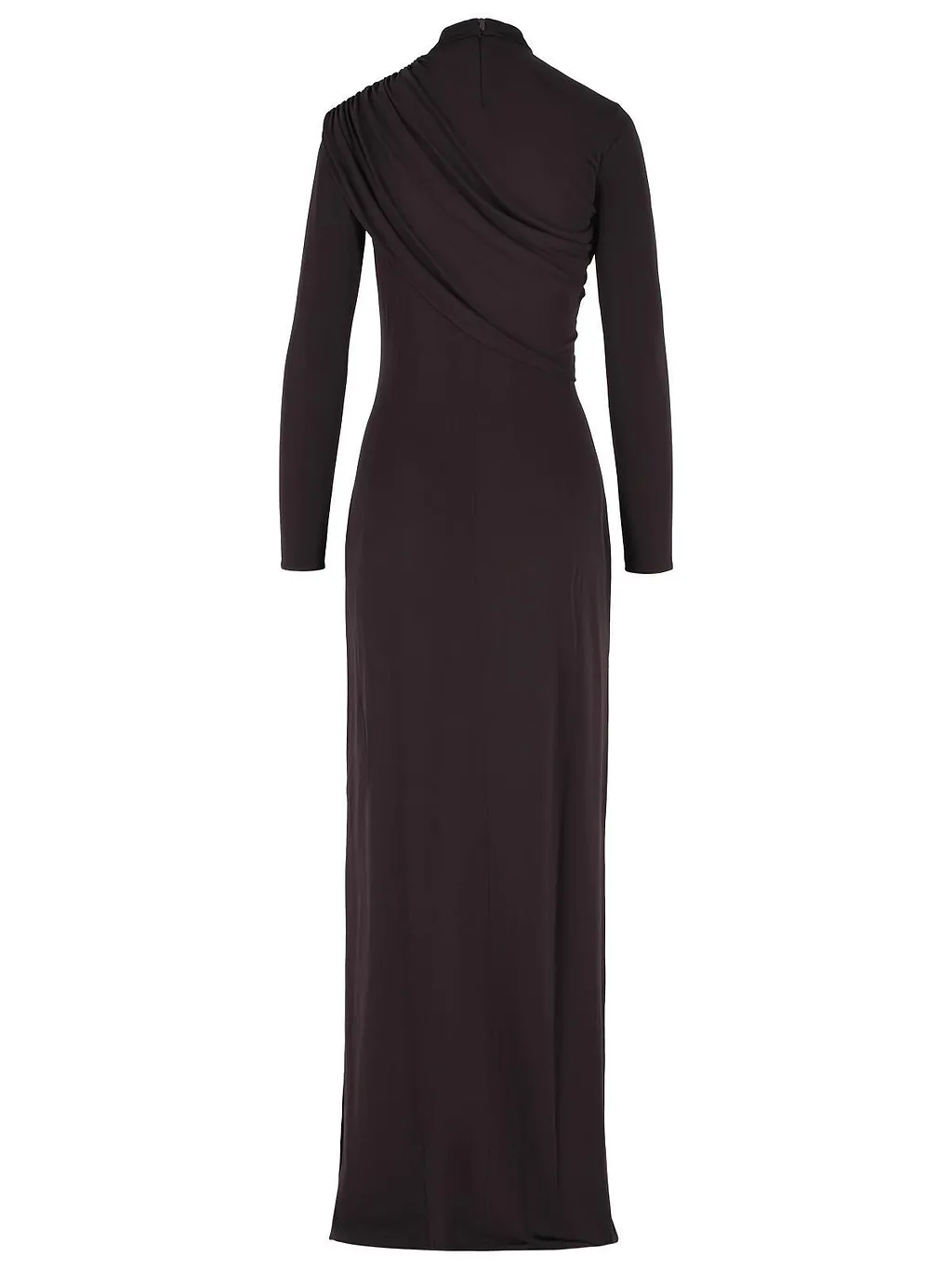 CourrÈGes Twist Draped Maxi Dress