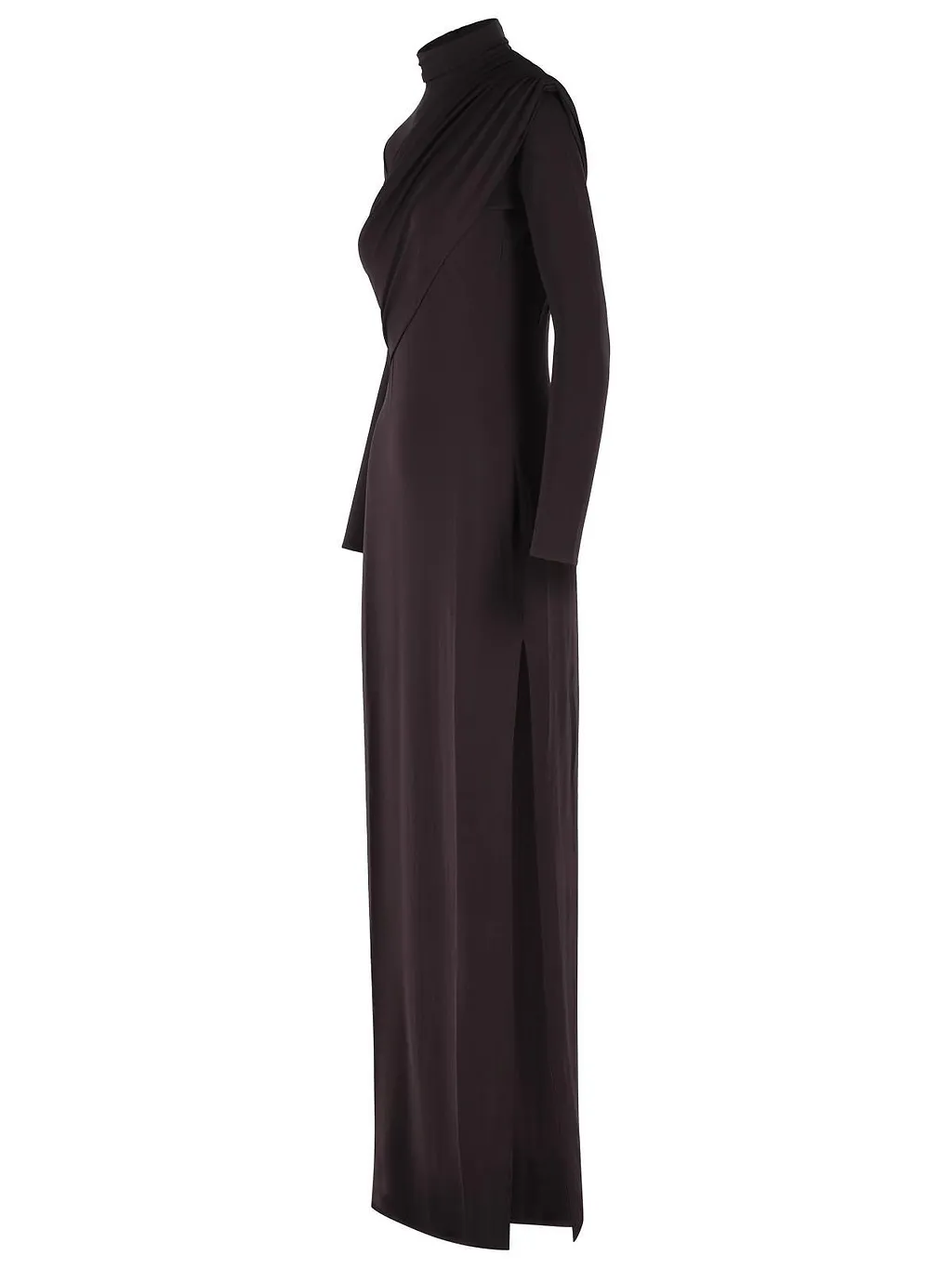 CourrÈGes Twist Draped Maxi Dress