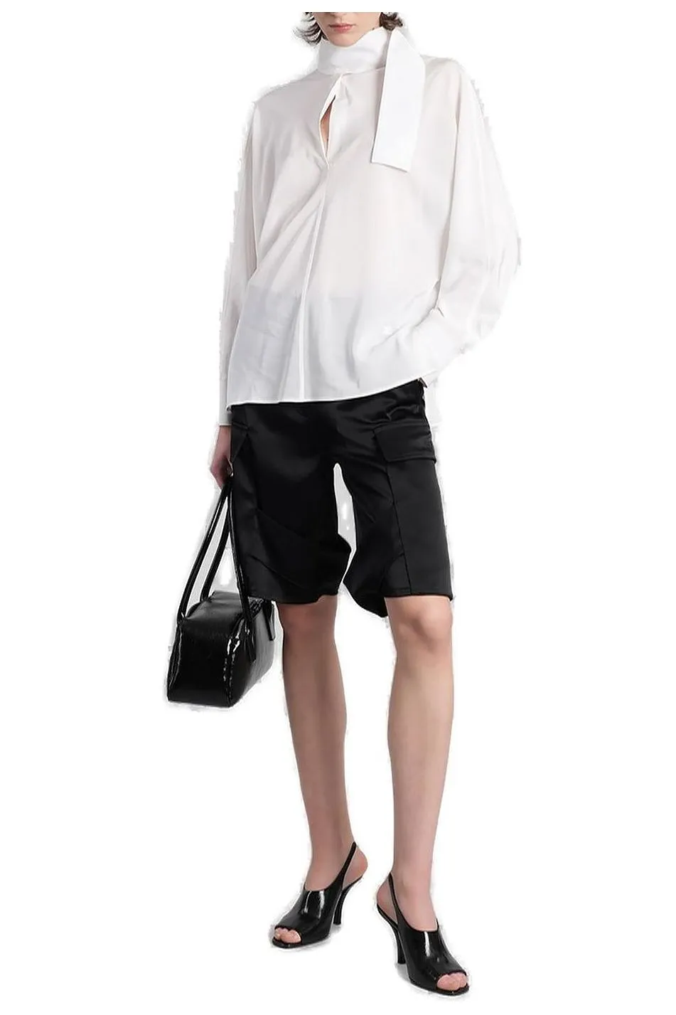 CourrÈGes Utility Chaps Satin Shorts