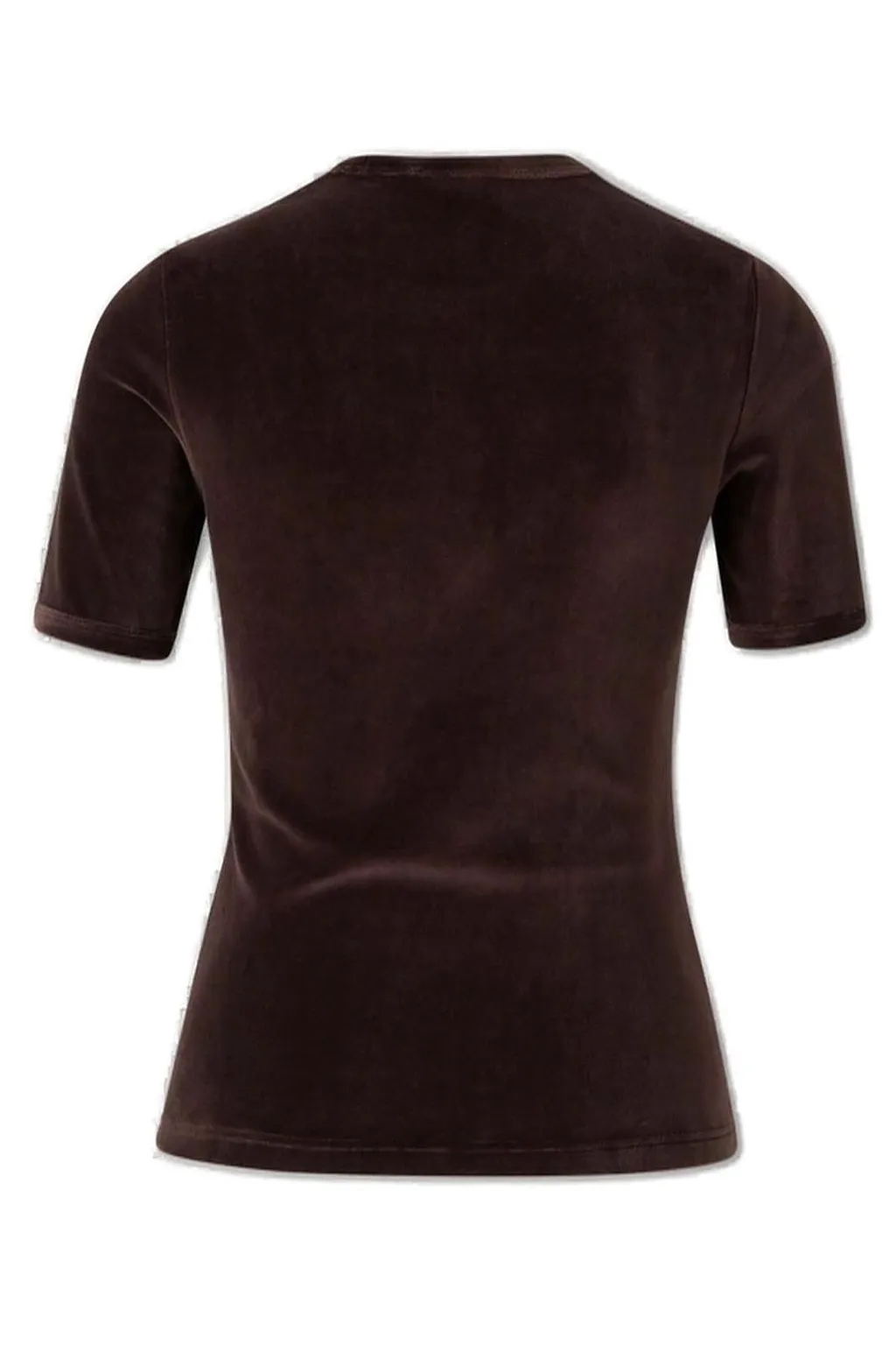 CourrÈGes Velvet Crewneck T-Shirt