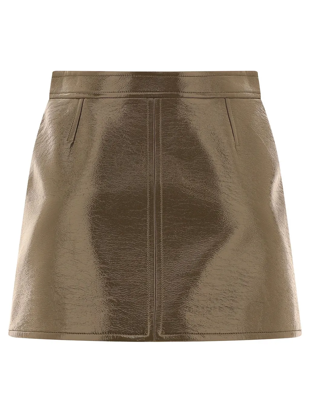 CourrÈGes Vinyl Mini Skirt