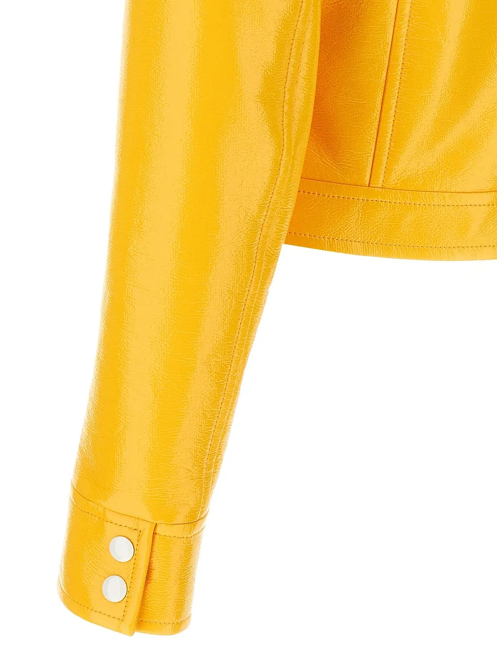 CourrÈGes Vinyl Cropped Jacket