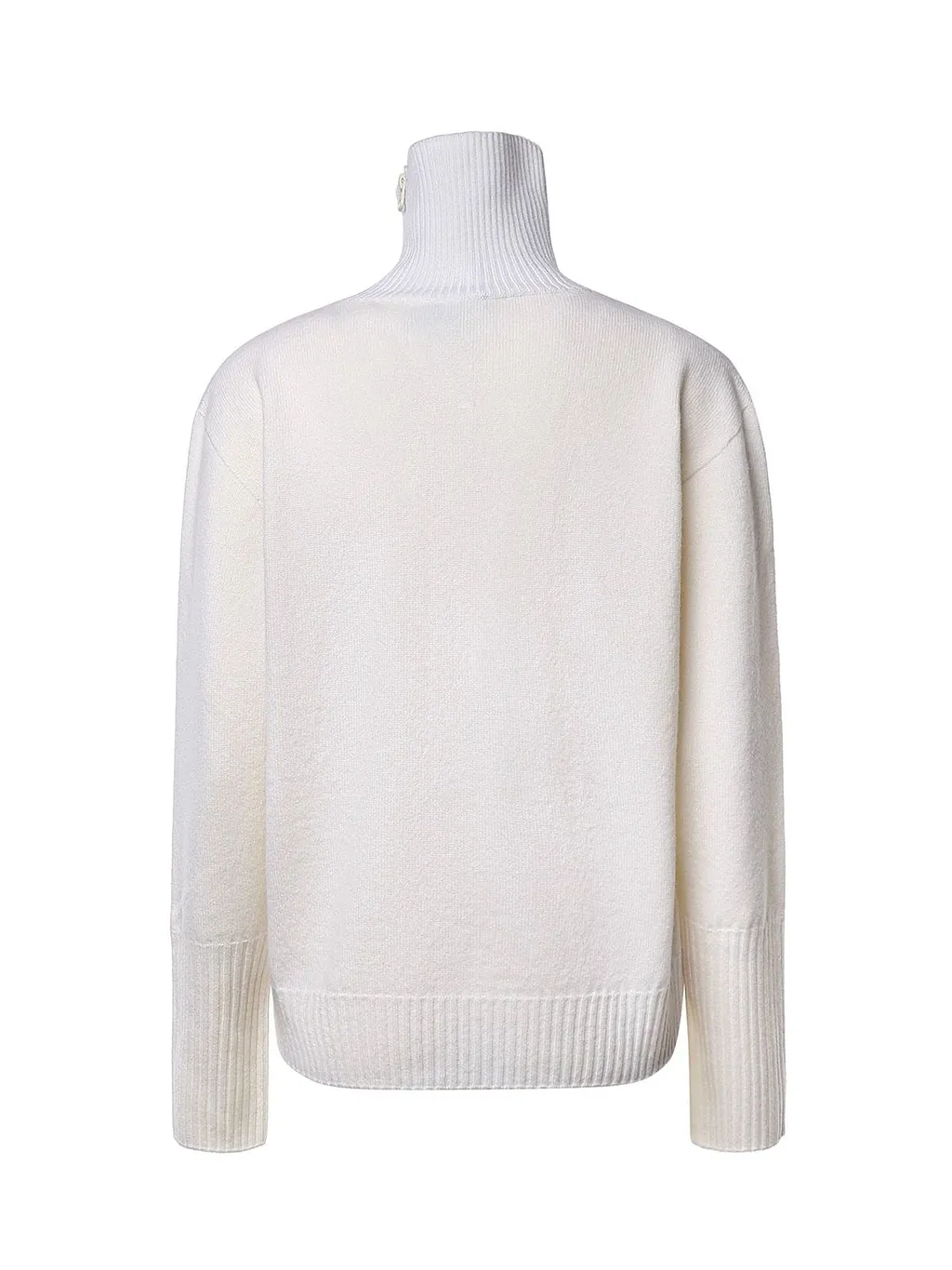 CourrÈGes Zipped Collar Sweater
