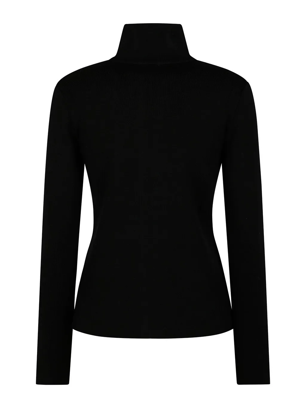 CourrÈGes Zip-Up High Neck Sweater