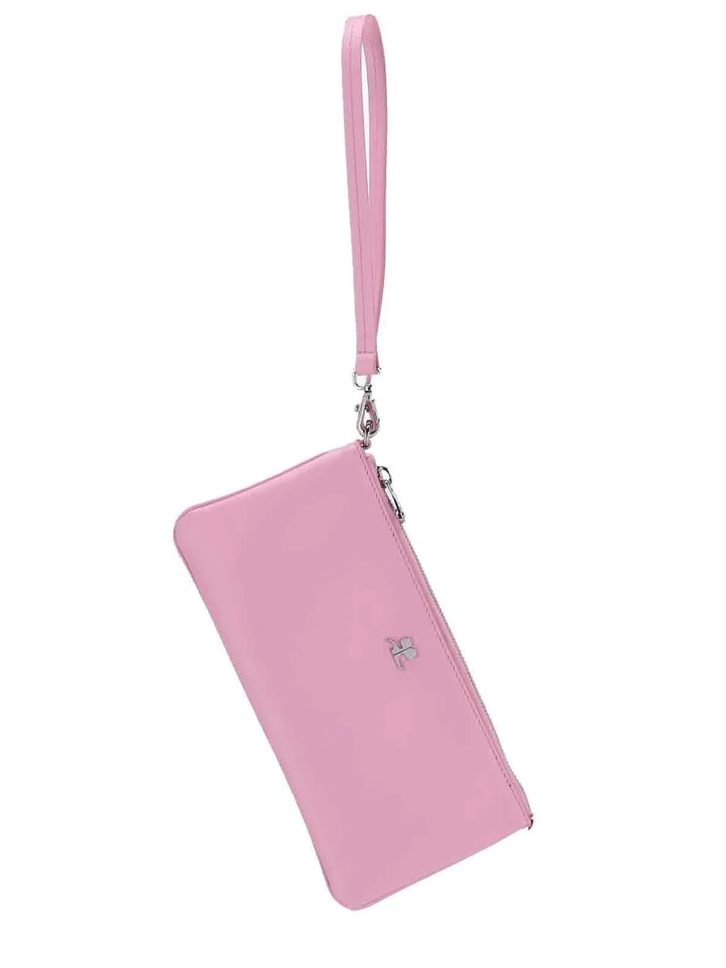 CourrÈGes Zipped Leather Pouch Bag