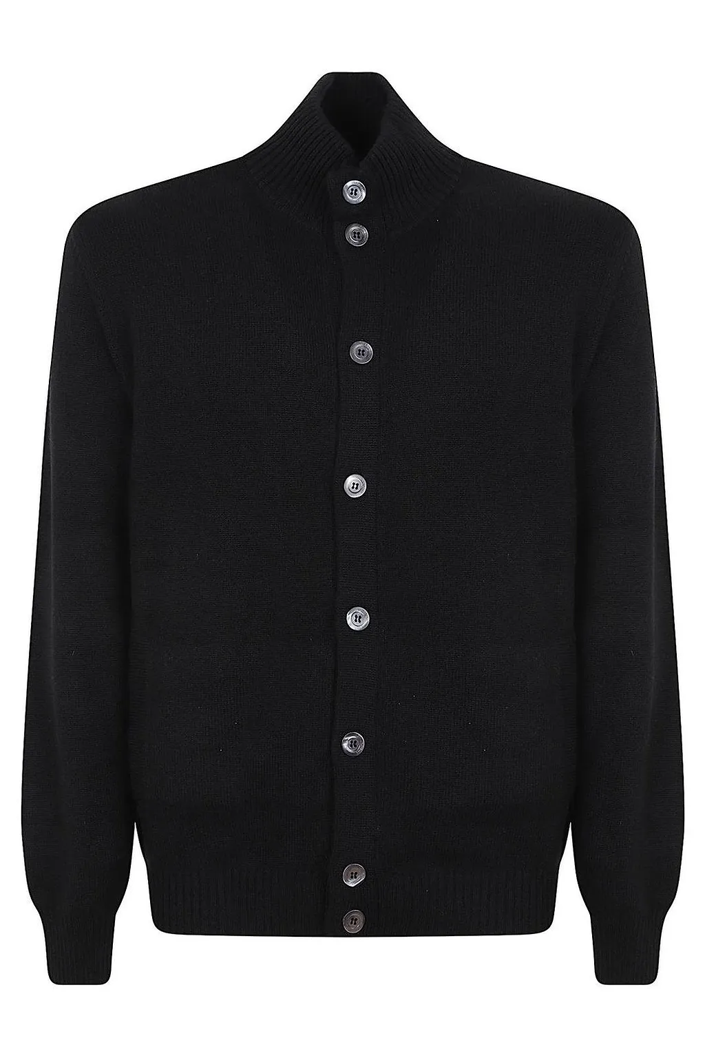 Cruciani Button-Up Knitted Jacket