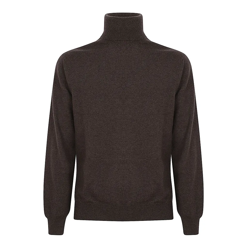 Cruciani Mock-Neck Knitted Sweater