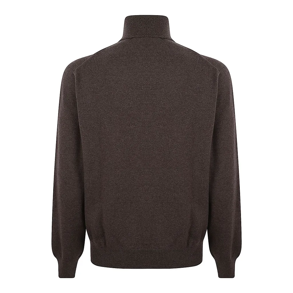 Cruciani Mock-Neck Knitted Sweater
