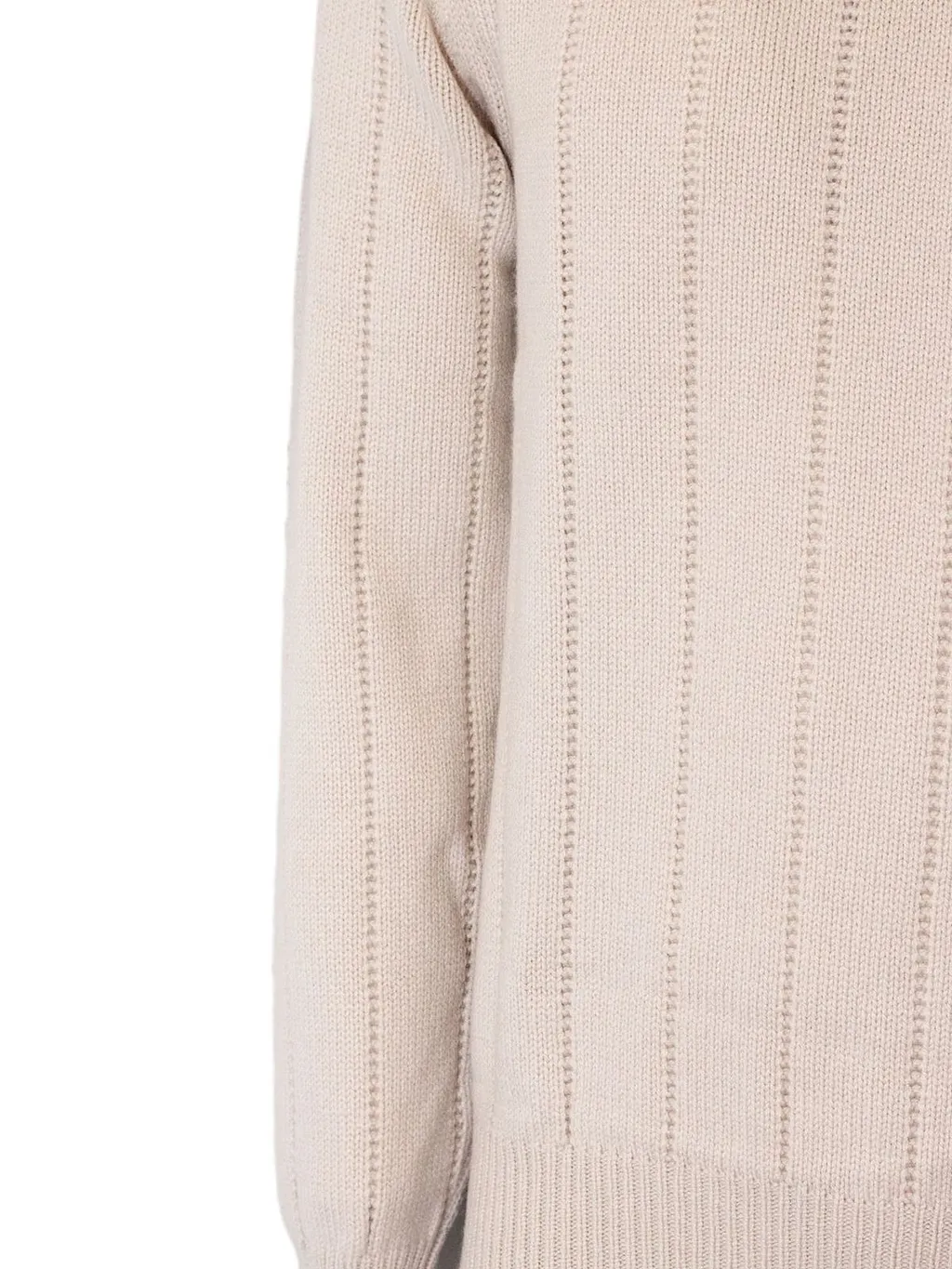Cruciani Ribbed Crew Neck Knitted Sweater