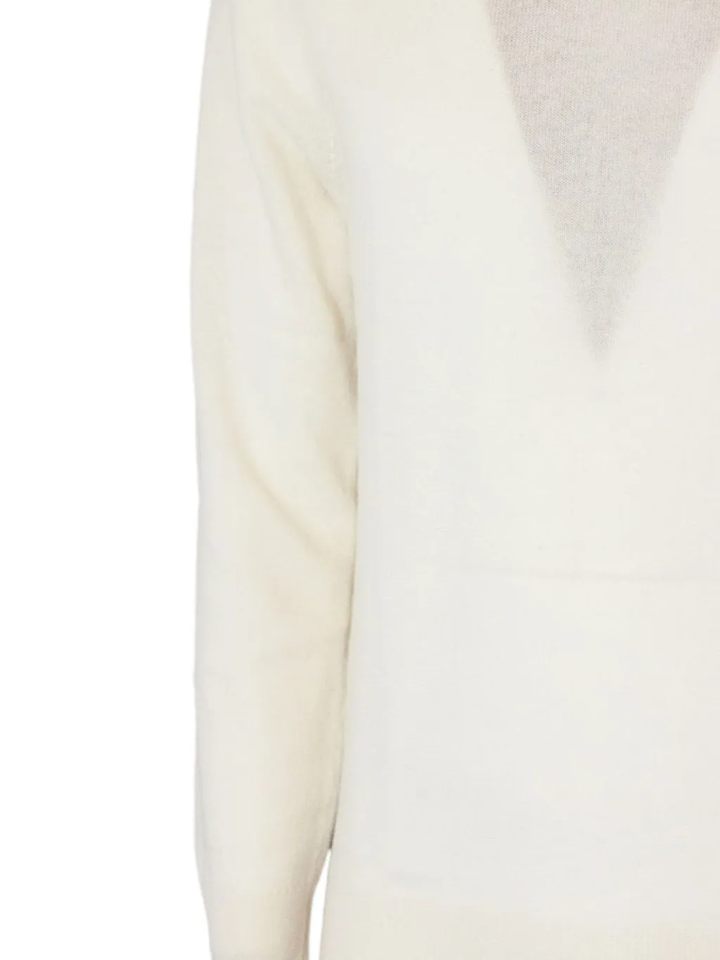Cruciani Sheer Panel Turtleneck Knitted Sweater