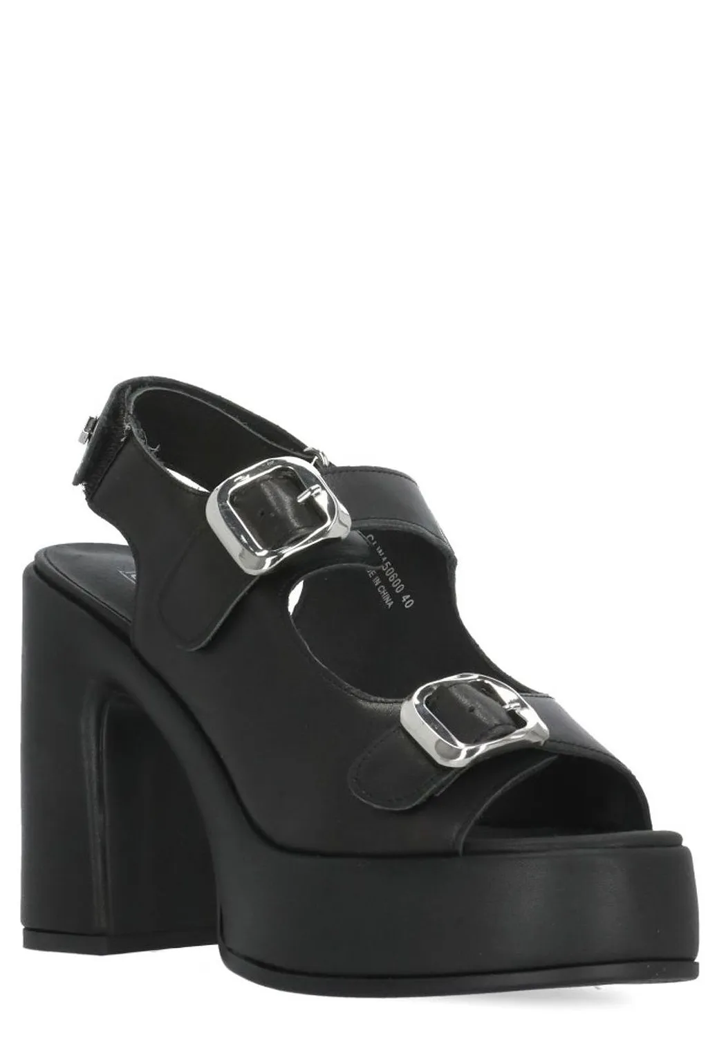 Cult Buckled Platform Heeled Sandals