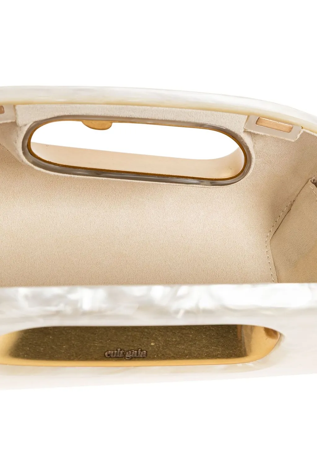 Cult Gaia Amara Sculpted Clutch Bag