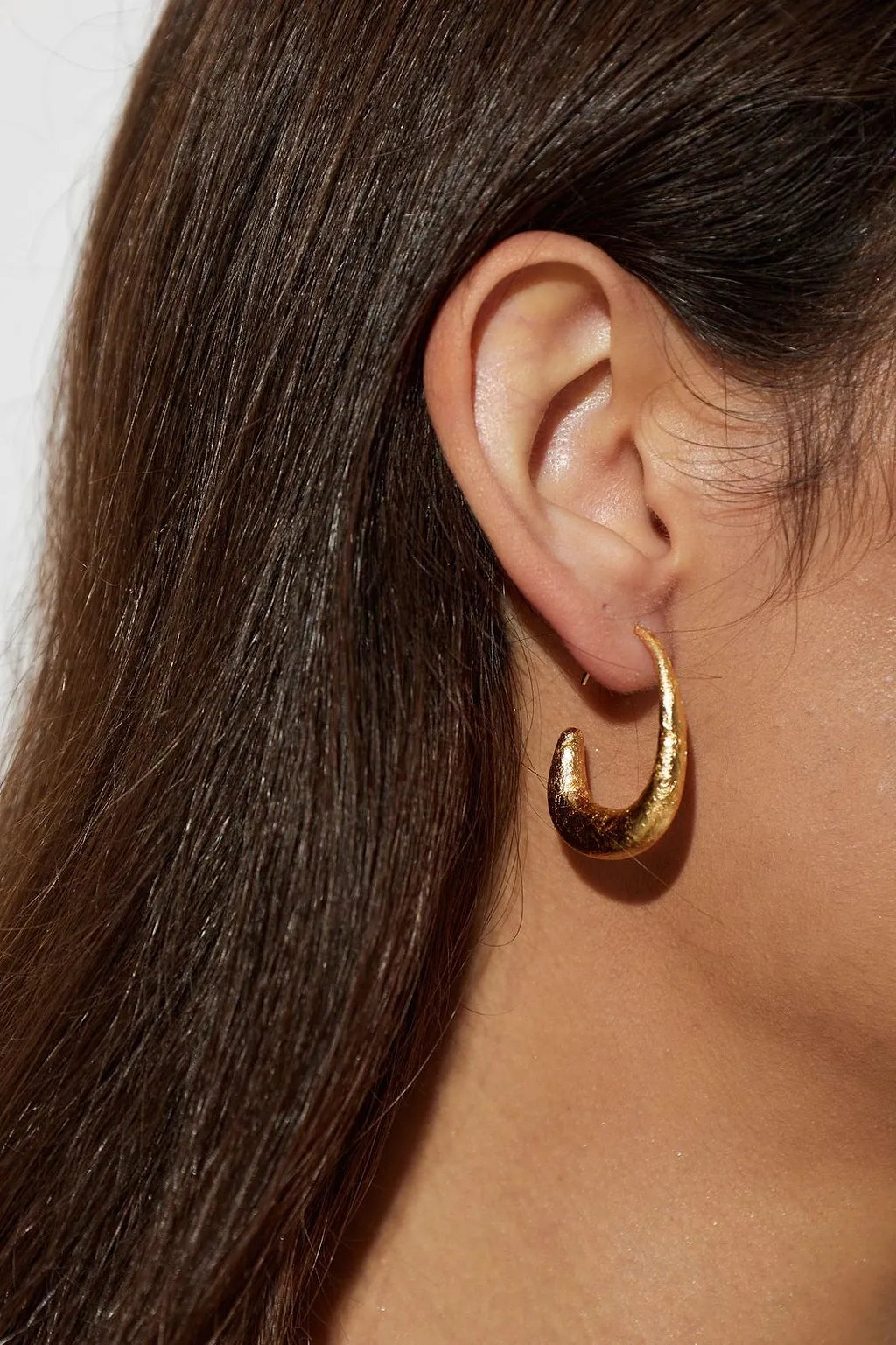 Cult Gaia Analeia Asymmetric Hoop Earrings