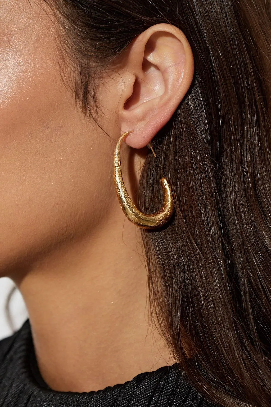 Cult Gaia Analeia Asymmetric Hoop Earrings