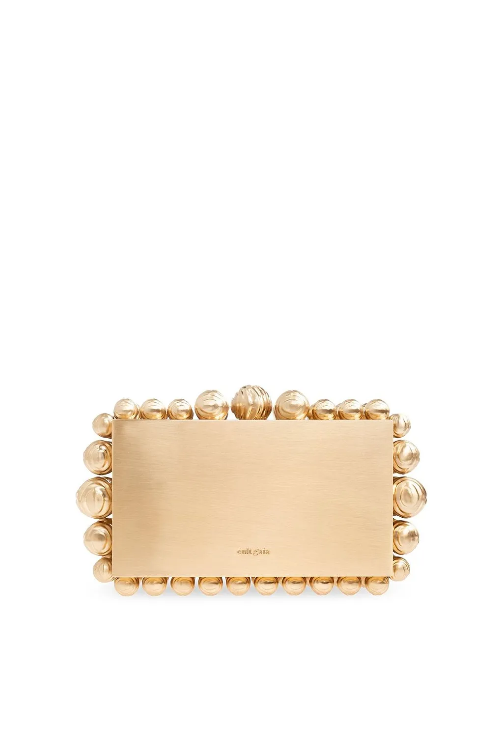 Cult Gaia Eos Beaded Box Clutch Bag