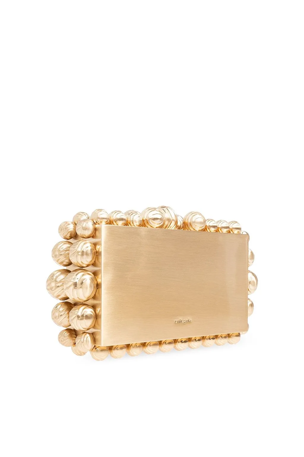 Cult Gaia Eos Beaded Box Clutch Bag