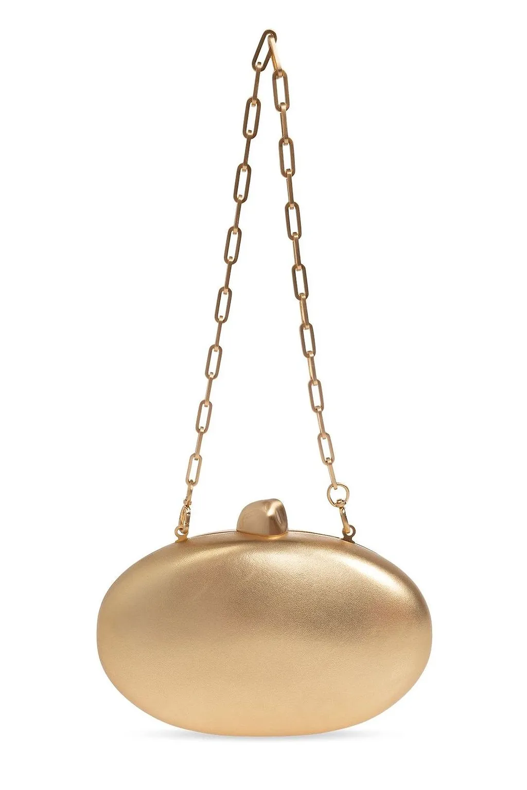 Cult Gaia Eviana Metallic Clutch Bag