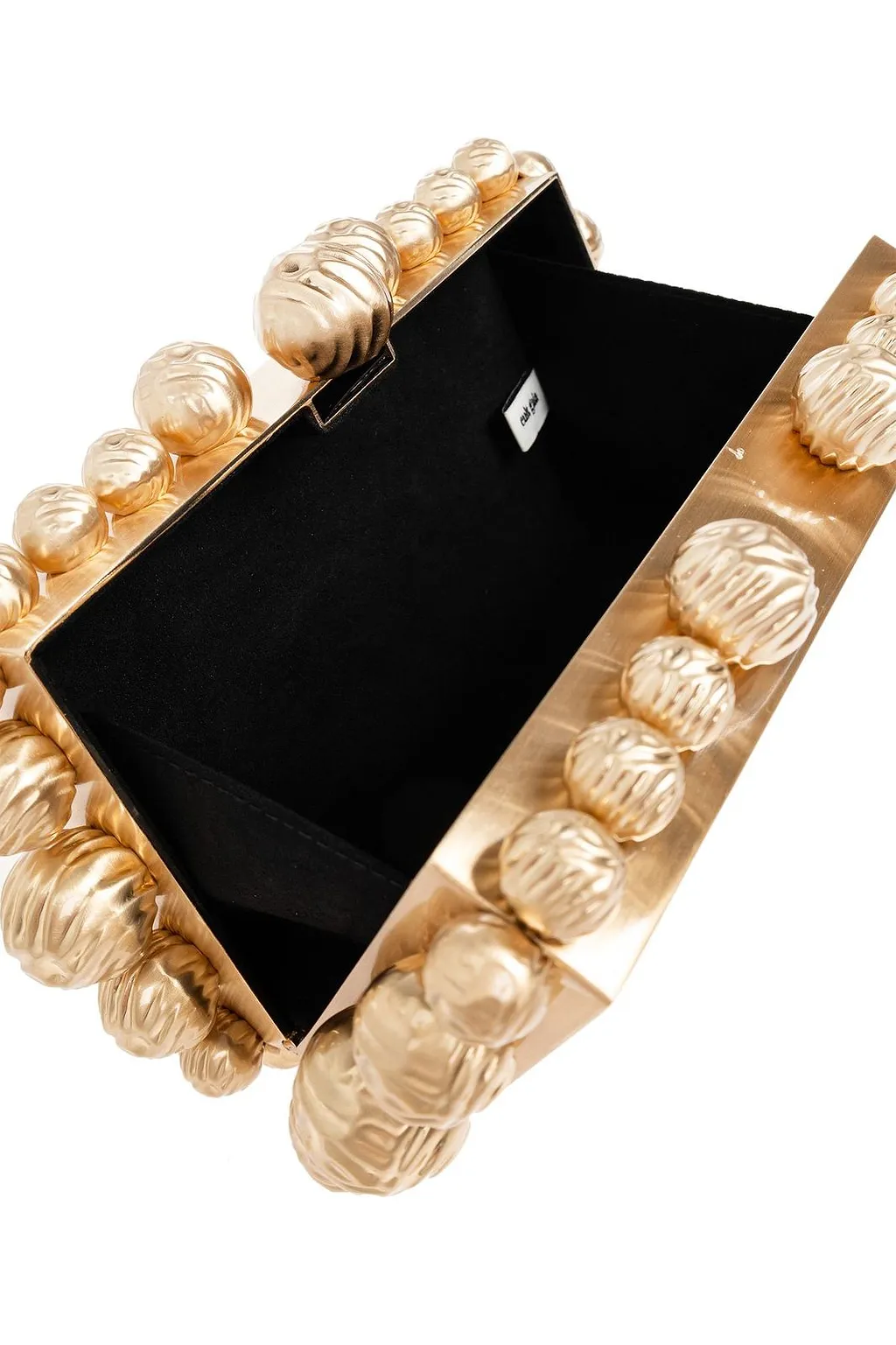 Cult Gaia Eos Beaded Box Clutch Bag