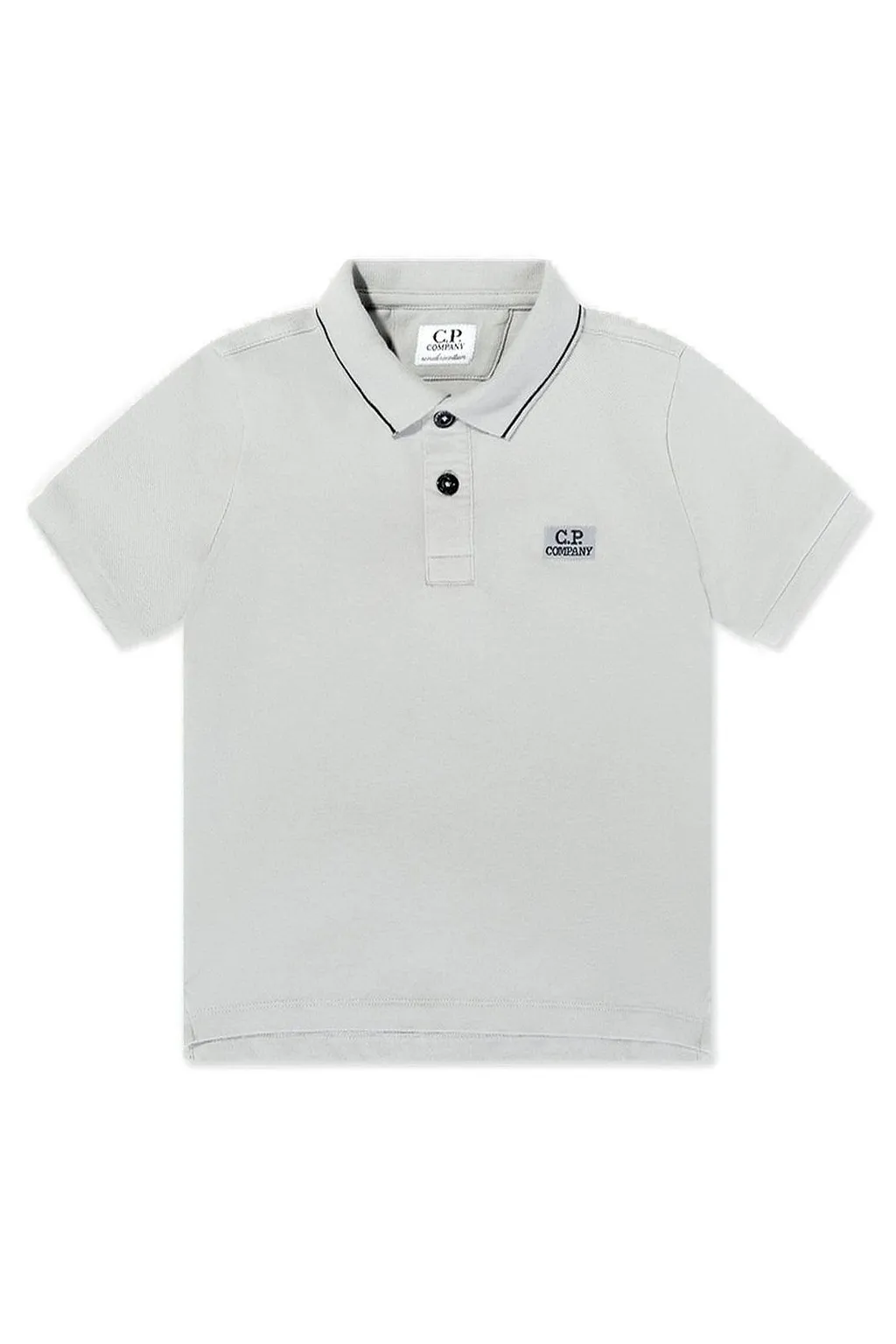 C.P. Company Kids Logo Embroidered Short-Sleeved Polo Shirt