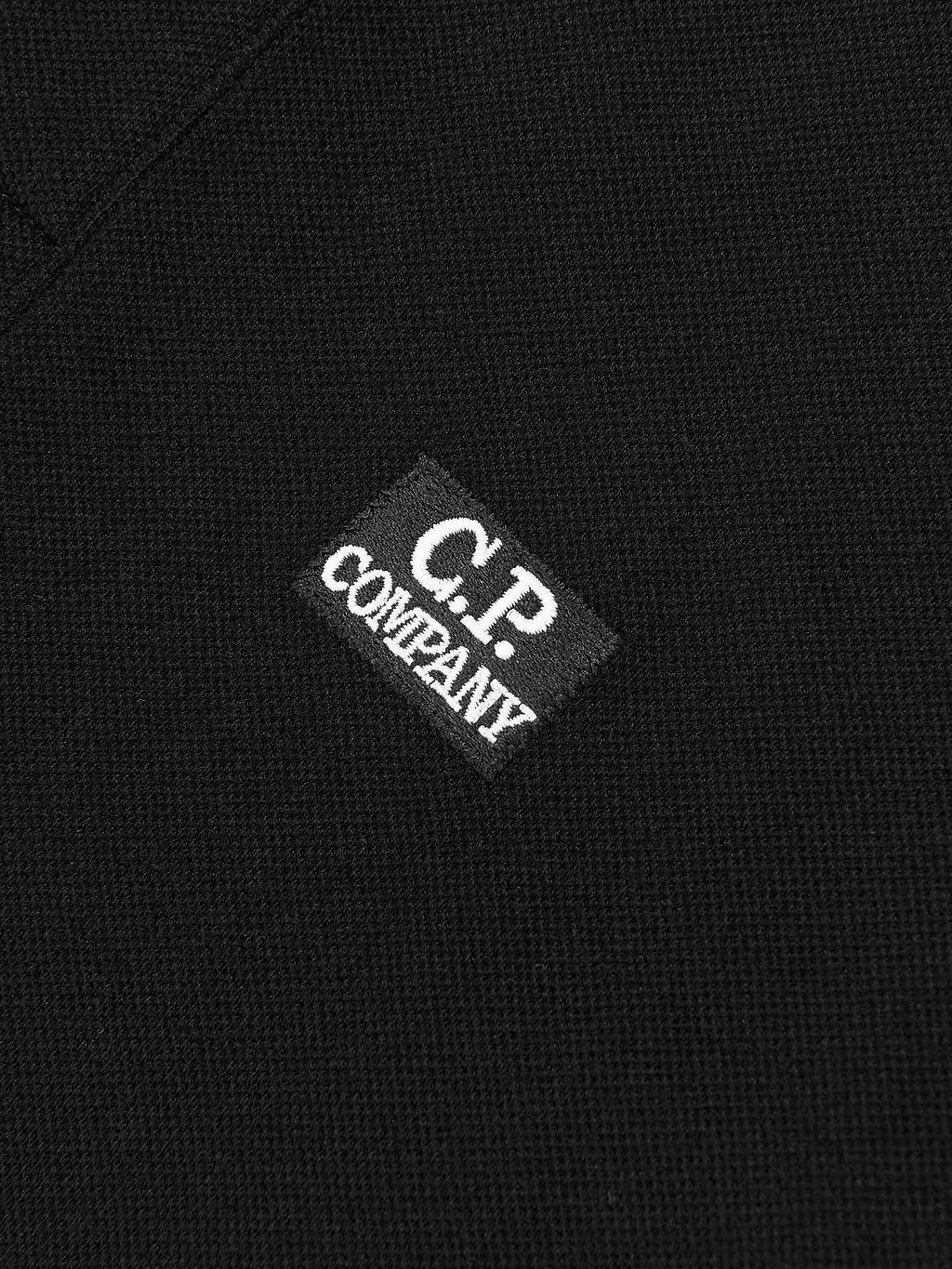 C.P. Company Kids Logo Embroidered Short-Sleeved Polo Shirt