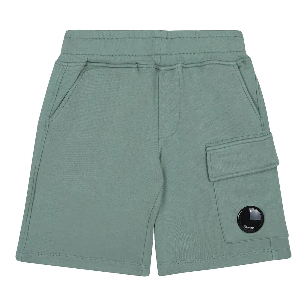 C.P. Company Kids Logo Plaque Track Shorts