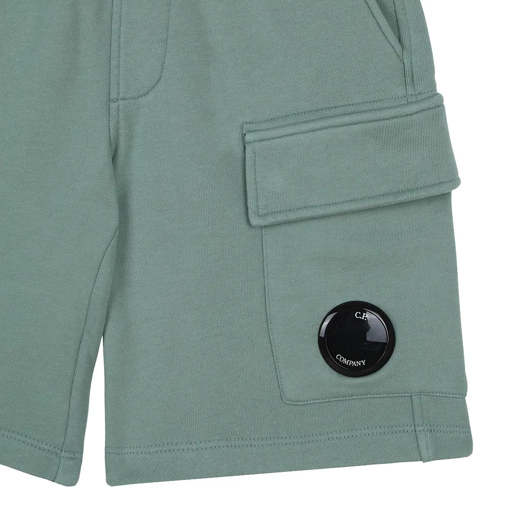C.P. Company Kids Logo Plaque Track Shorts