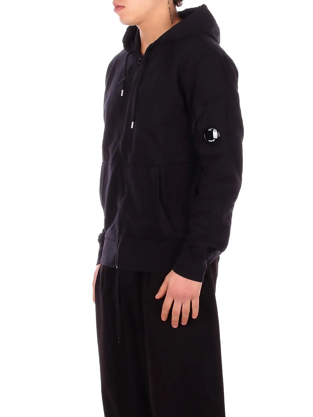 C.P. Company Logo Plaque Hoodie