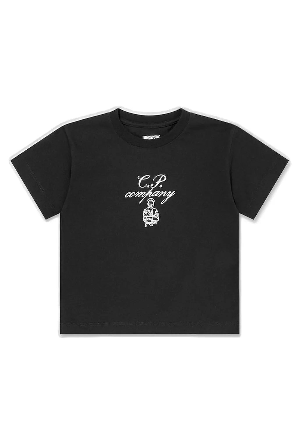 C.P. Company Kids Logo Printed Crewneck T-Shirt