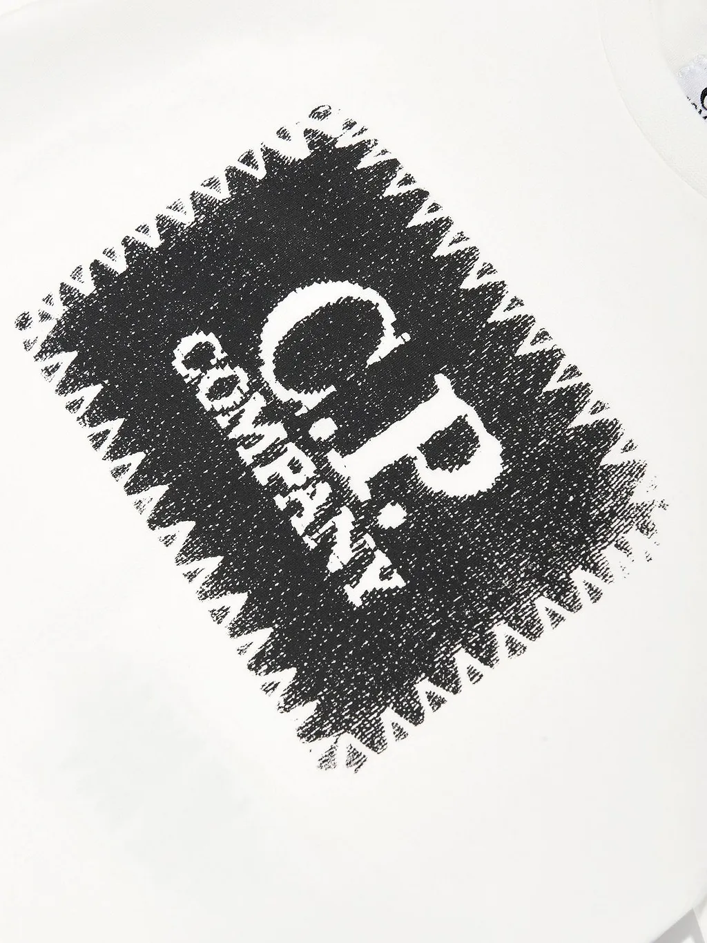 C.P. Company Kids Logo Printed Crewneck T-Shirt