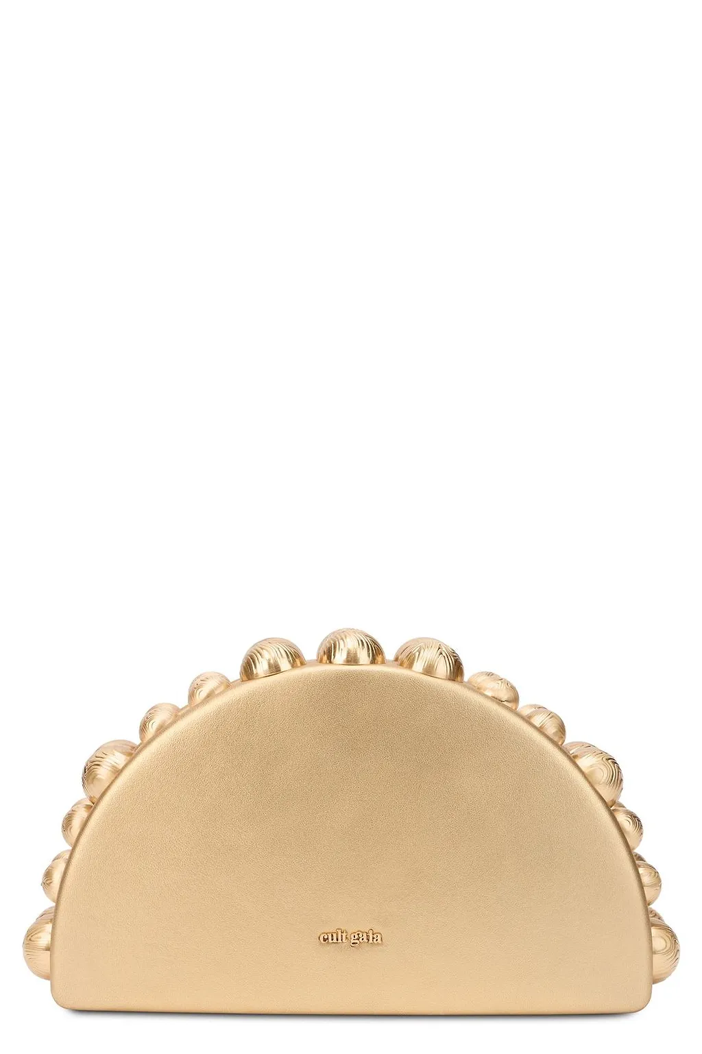 Cult Gaia Logo Lettering Gili Clutch Bag