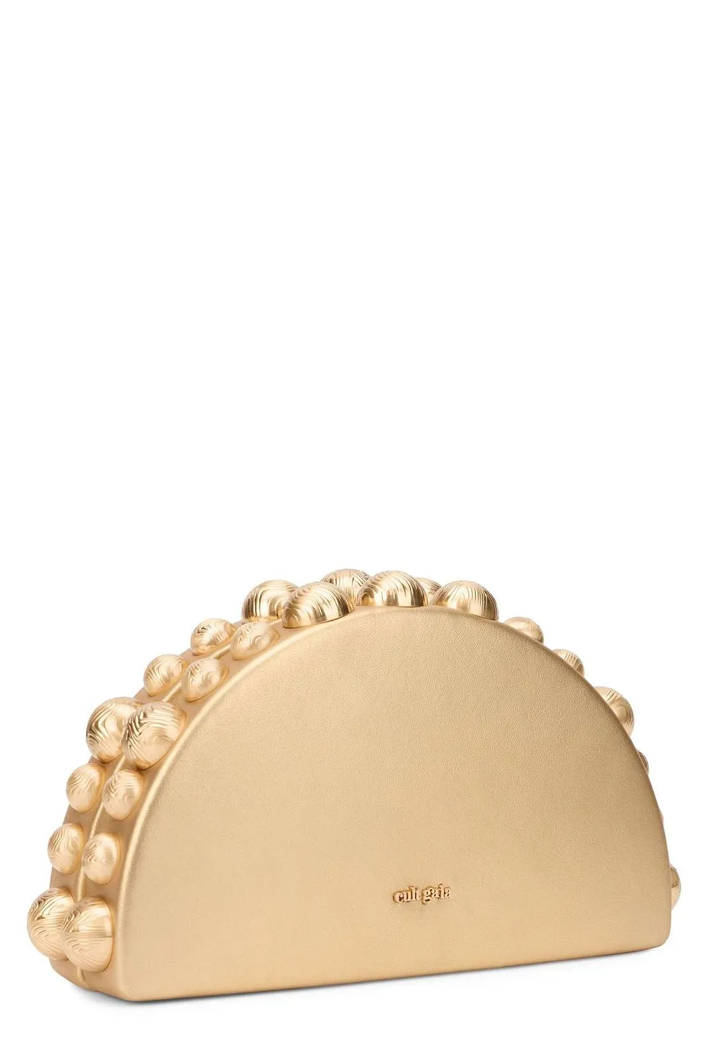 Cult Gaia Logo Lettering Gili Clutch Bag