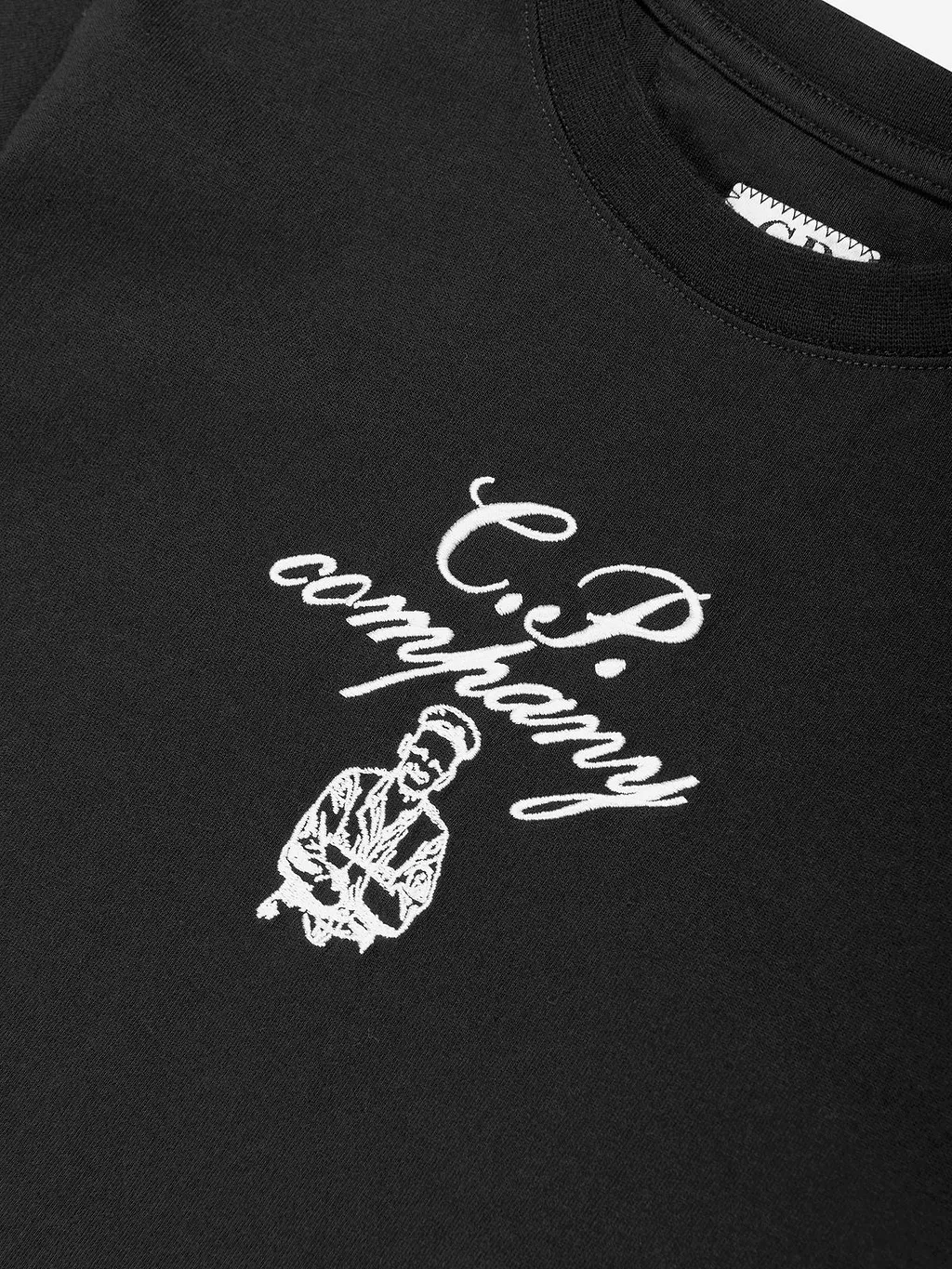 C.P. Company Kids Logo Printed Crewneck T-Shirt