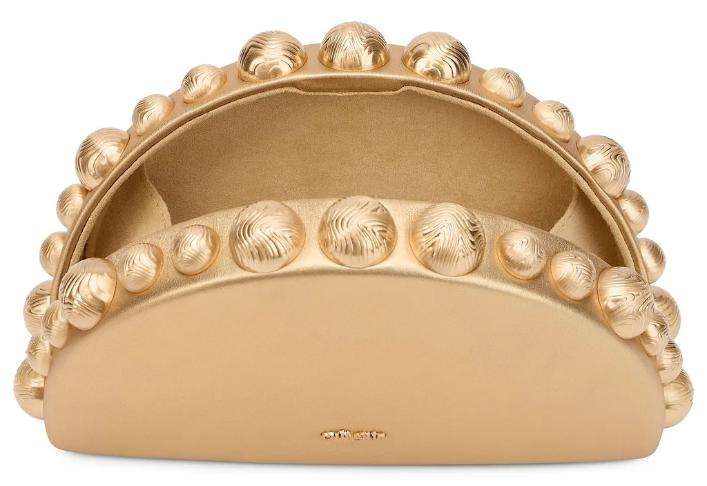 Cult Gaia Logo Lettering Gili Clutch Bag