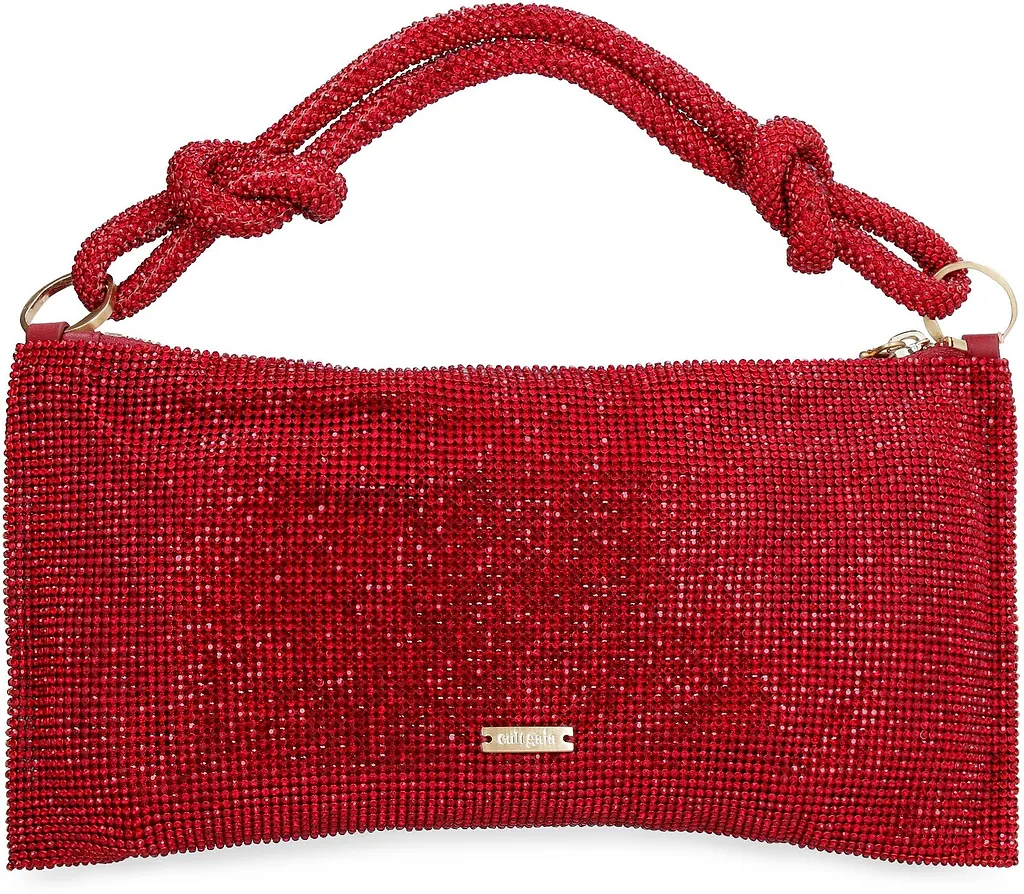 Cult Gaia Logo Plaque Clutch Bag