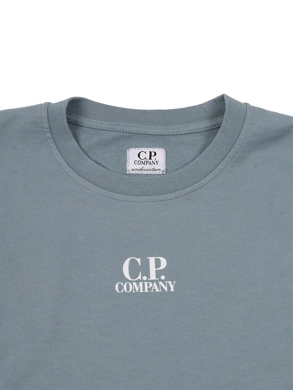 C.P. Company Kids Logo-Printed Long Sleeved Sweatshirt
