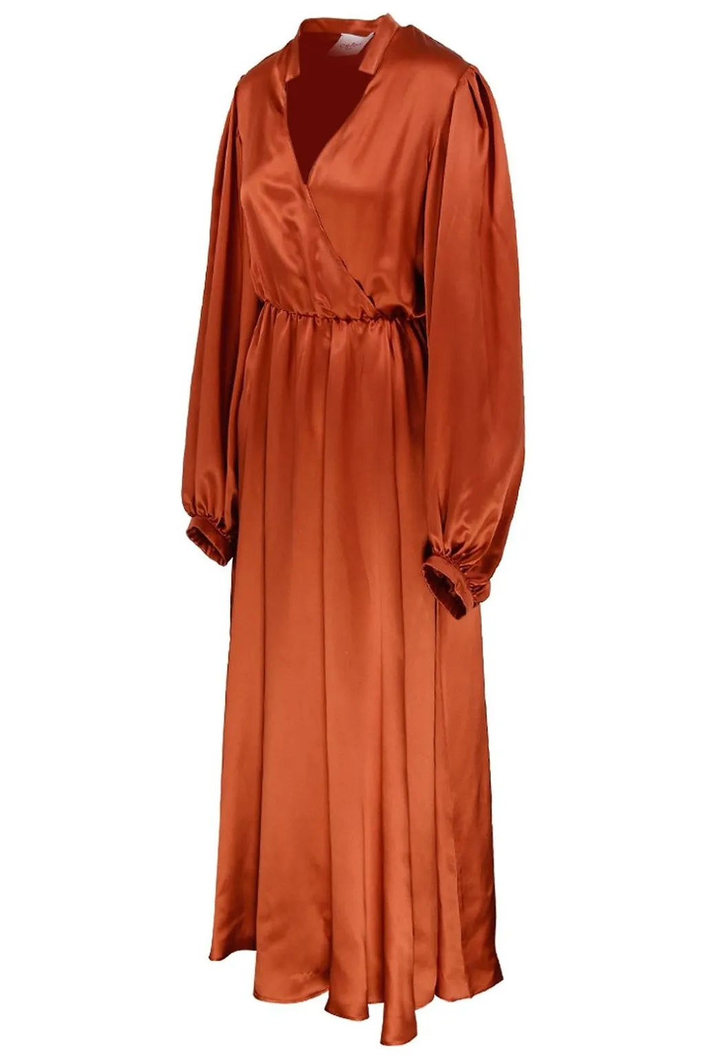 Matera V-Neck Long-Sleeved Dress
