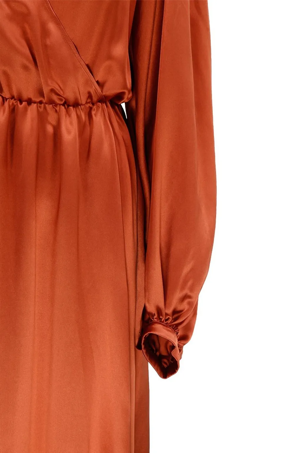 Matera V-Neck Long-Sleeved Dress