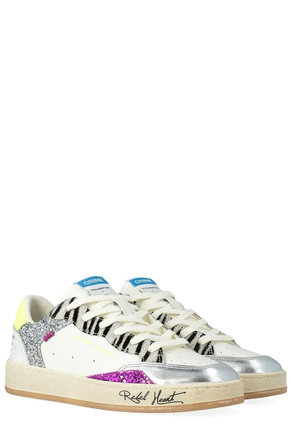 Crime London Chelsea Lace-Up Sneakers