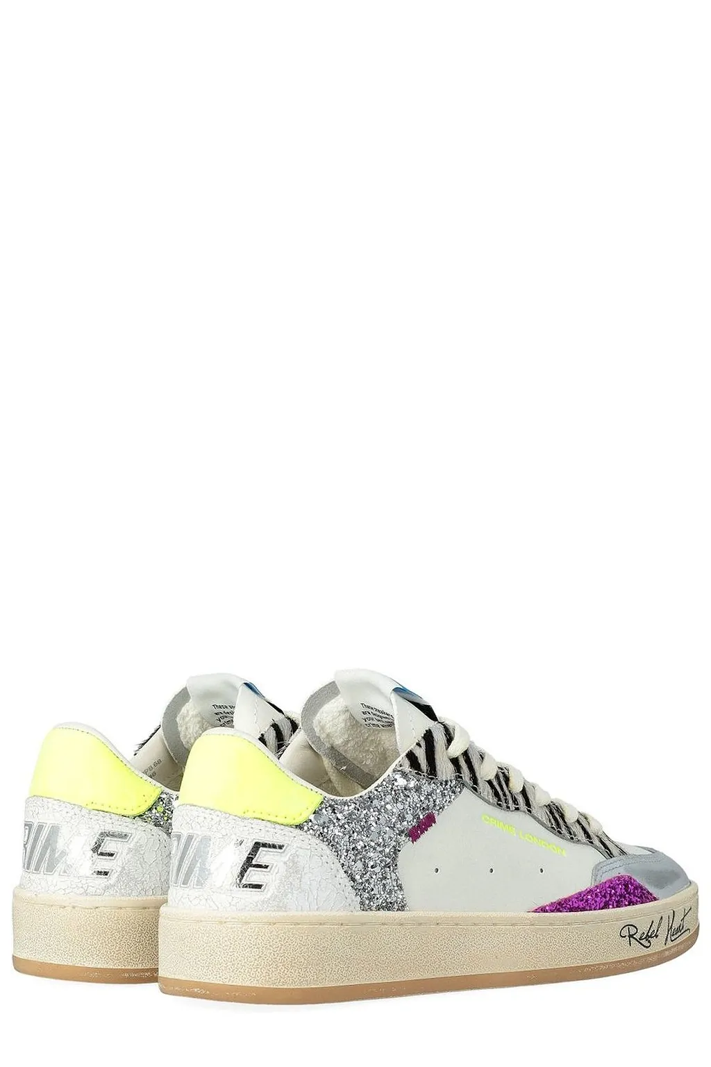 Crime London Chelsea Lace-Up Sneakers