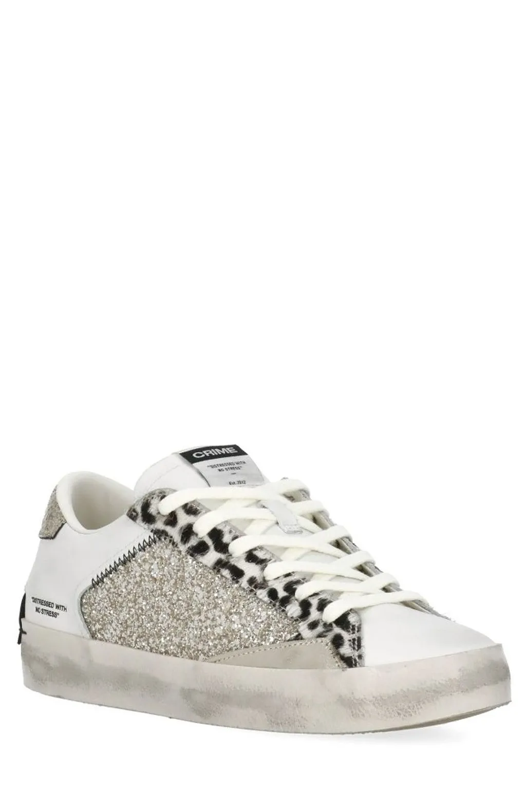 Crime London Embellished Low-Top Sneakers