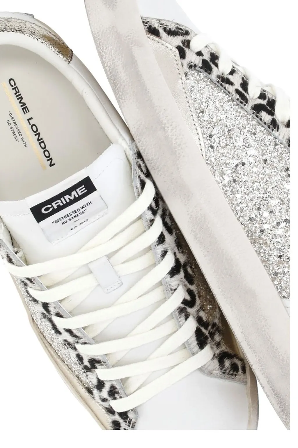 Crime London Embellished Low-Top Sneakers