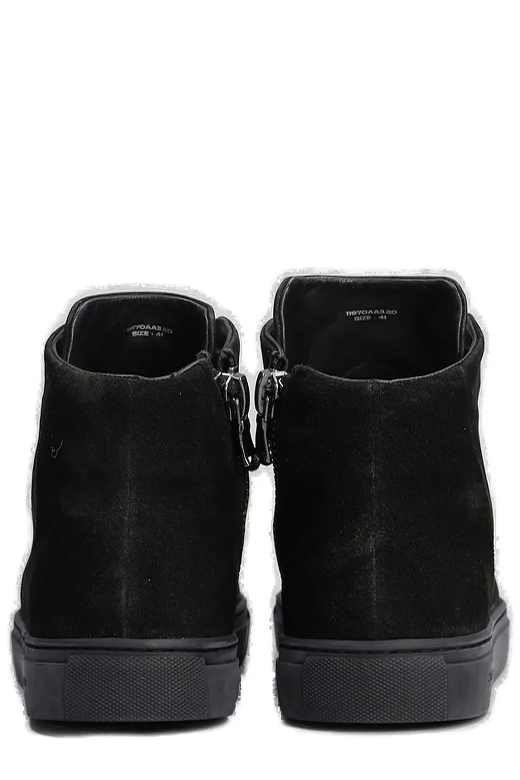 Crime London High Top Minimal Shadow Sneakers