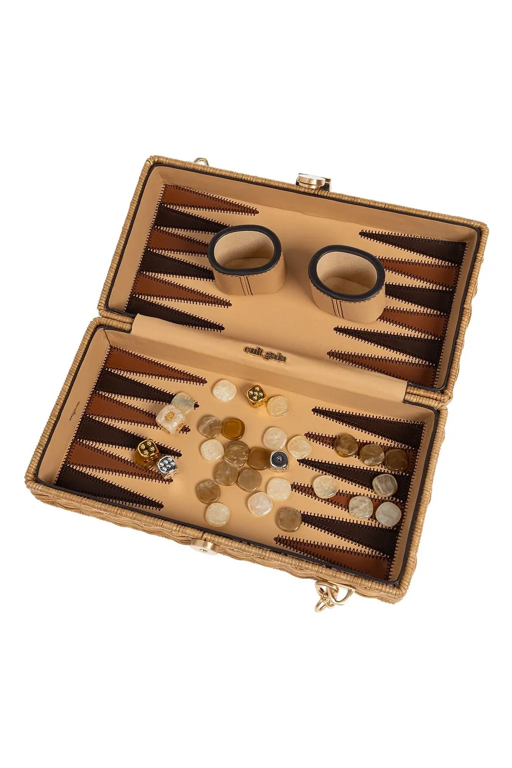 The Backgammon Clutch Bag